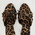 Elegant Leopard Print Bow Knot High Heel Mules for Women